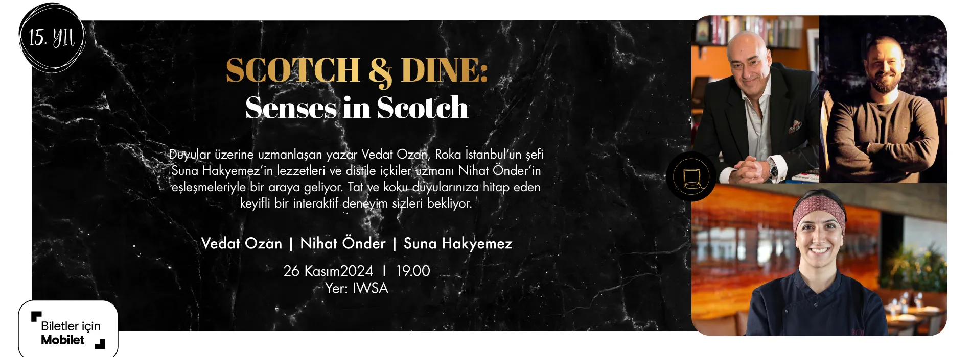 SCOTCH&DINE: Senses in Scotch