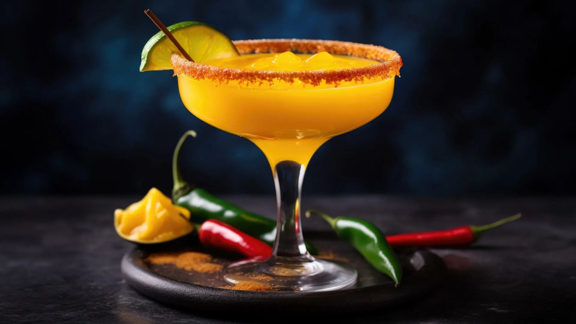 SPICY MANGO MEZCAL MARGARITA